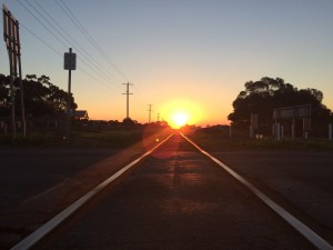Frodosghost: Railway Sunset